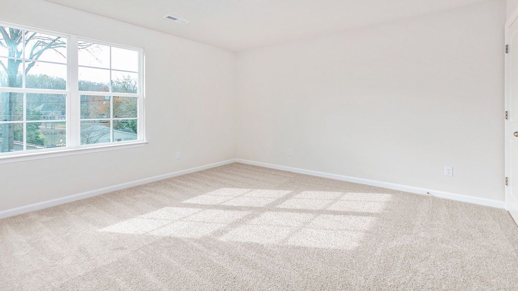 Spacious, unfurnished interior of a new home in Hudson Glen, Mocksville (Image 21). Spacious, unfurnished interior of a new home in Hudson Glen, Mocksville (Image 21).