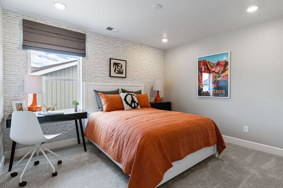Representative furnished interior of a home built from the Fairmount | A Multi-Gen Home by Taylor Morrison in Trailstone City Collection, Arvada (Image 28).