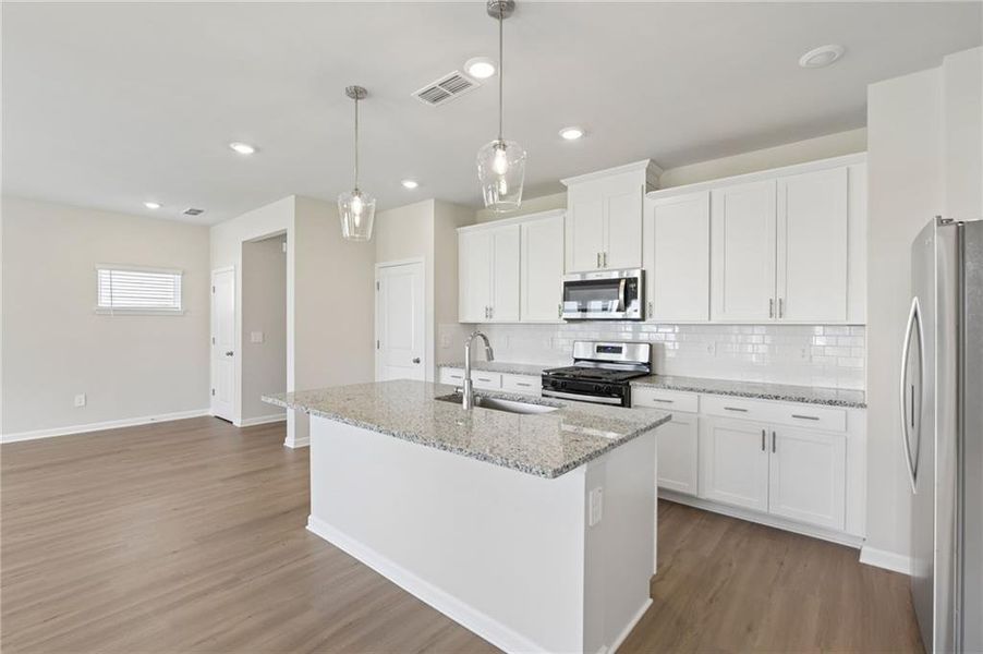 Furnished interior view inside a new home in Martin Springs - Reserve Series, Lawrenceville (Image 16). Furnished interior view inside a new home in Martin Springs - Reserve Series, Lawrenceville (Image 16).