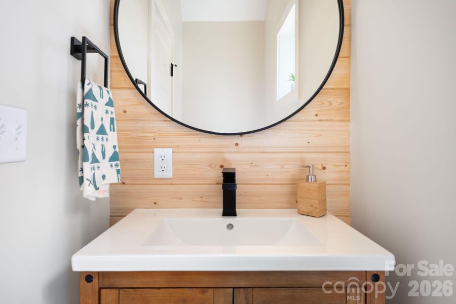 Powder Room with Modern finishes