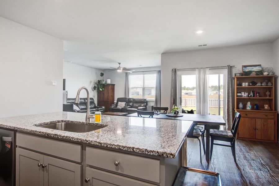 Furnished interior view inside a new home in Pine Hills at Cane Bay, Summerville (Image 8).