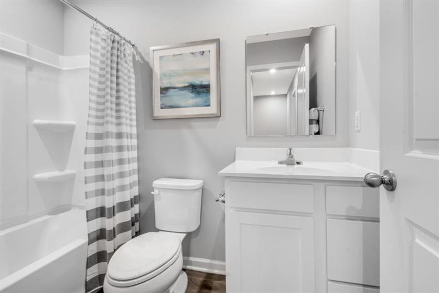 Representative furnished interior of a home built from the Pine by Ryan Homes in Cherry Grove Townhomes, Kannapolis (Image 24).