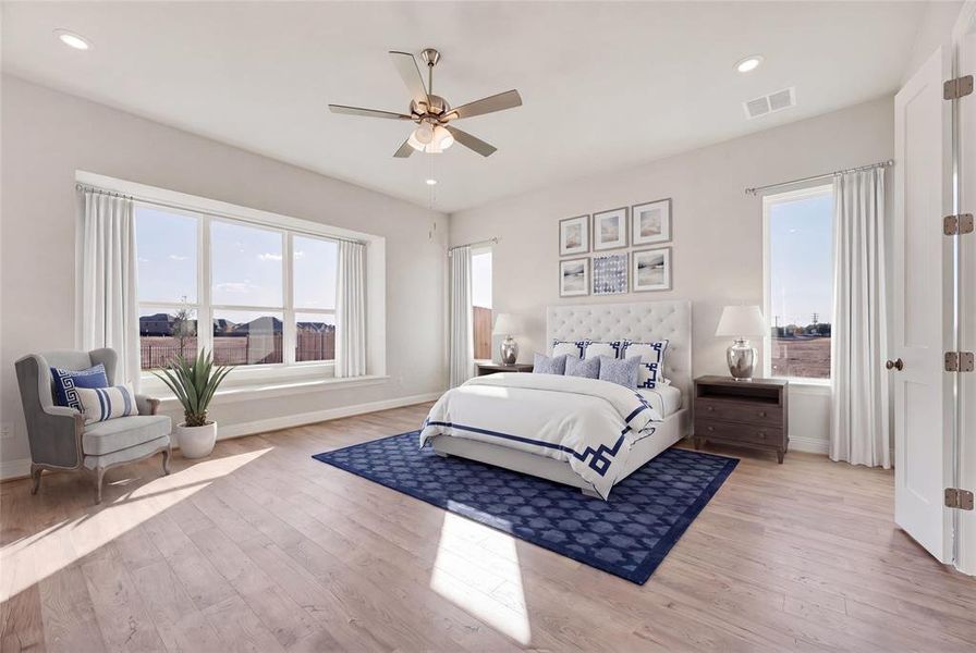 Furnished interior view inside a new home in Park Trails, Forney (Image 16).