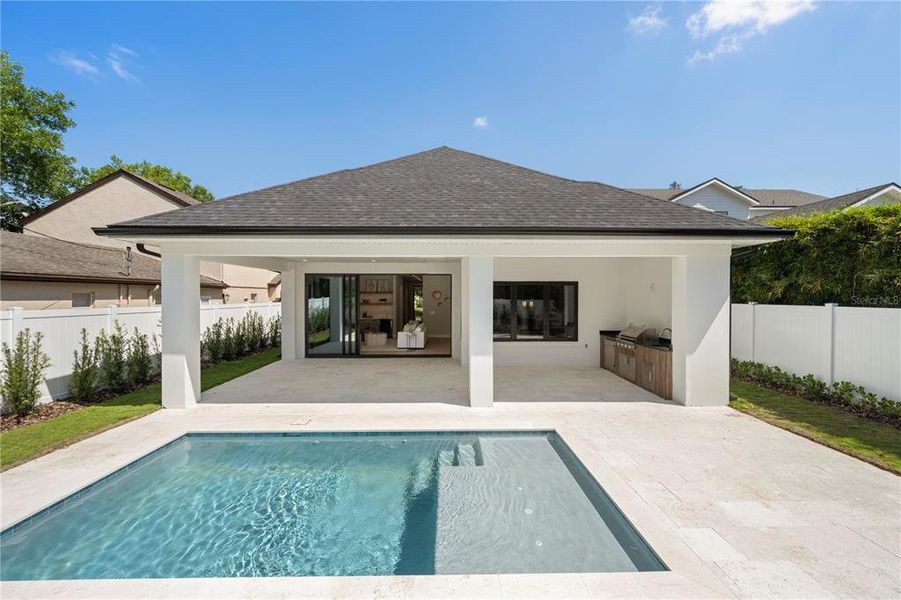 Exterior details and patio area of a home in , Winter Park (Image 33).