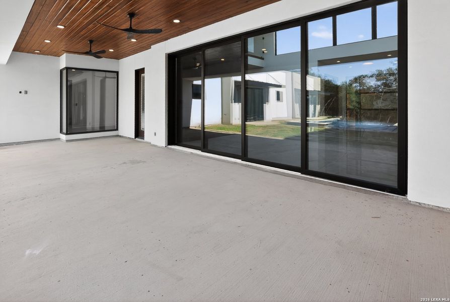 Exterior details and patio area of a home in , San Antonio (Image 30).