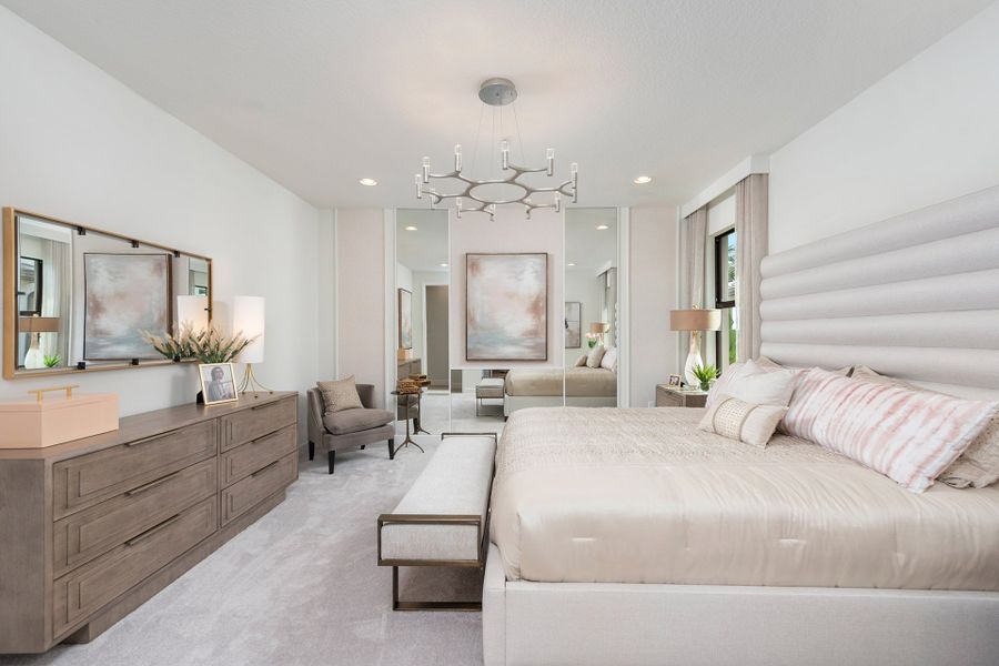Representative furnished interior of a home built from the Sierra by GL Homes in Valencia Parc at Riverland, Port St. Lucie (Image 18).