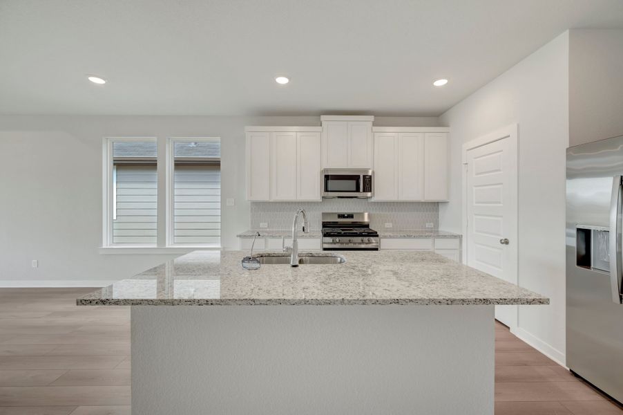 Furnished interior view inside a new home in Mason Woods, Cypress (Image 8).