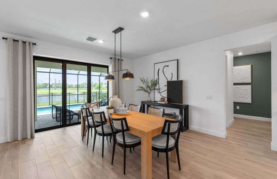 Furnished interior view inside a new home in Del Webb Naples, Immokalee (Image 15).
