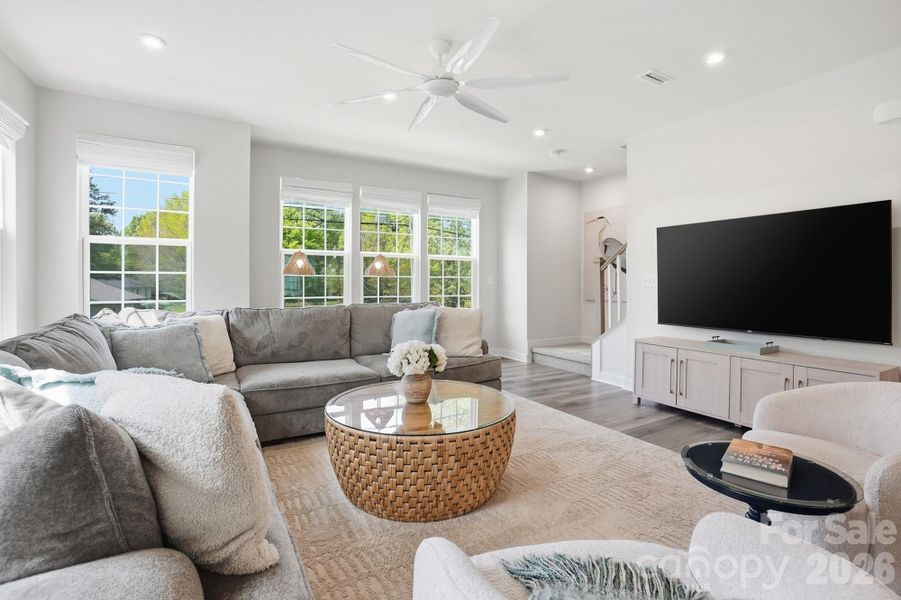 Furnished interior view inside a new home in Bailey Mills, Matthews (Image 13).