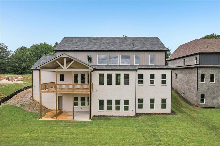 Exterior details and patio area of a home in , Buford (Image 32).