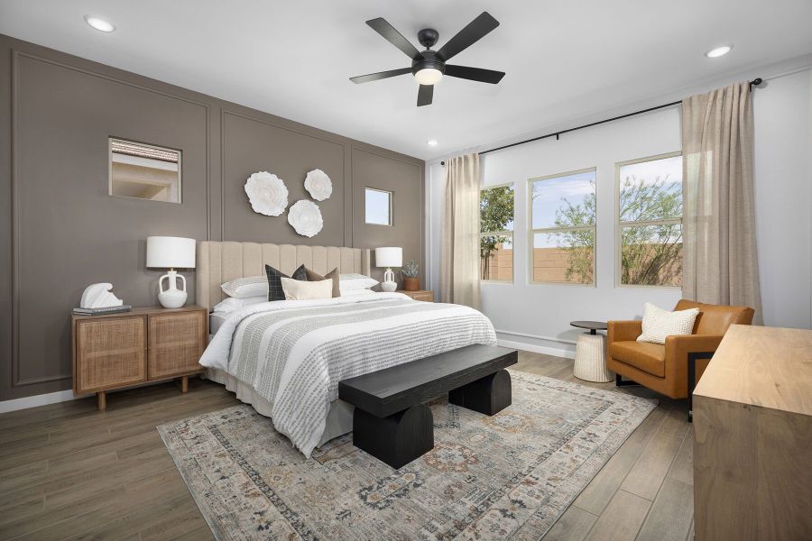 Furnished interior view inside a new home in Miravida, Surprise (Image 9). Furnished interior view inside a new home in Miravida, Surprise (Image 9).