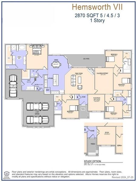 Hemsworth 7 Floor Plan -Representative
