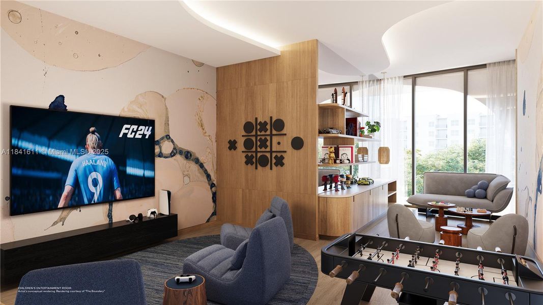 Furnished interior view inside a new home in Waldorf Astoria Pompano Beach, Pompano Beach (Image 6).