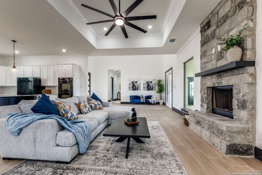 Furnished interior view inside a new home in , Castroville (Image 10).