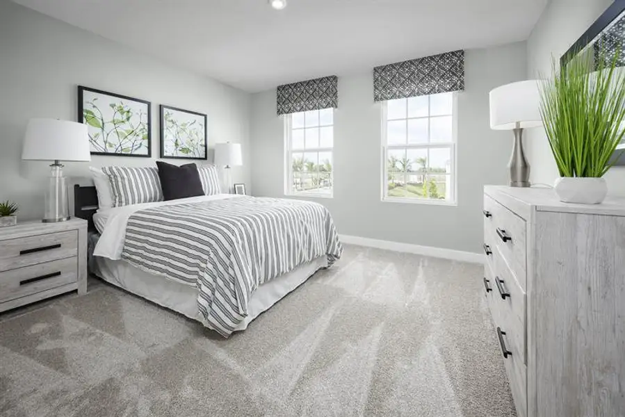 Furnished interior view inside a new home in Waverly Homes, Port St. Lucie (Image 10).