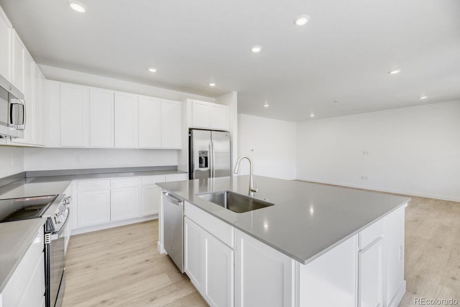 Furnished interior view inside a new home in , Littleton (Image 4).
