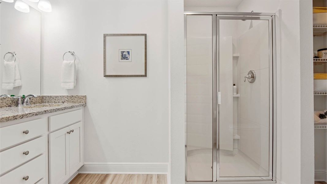 Furnished interior view inside a new home in Bayside at Ward Creek, Panama City Beach (Image 27).