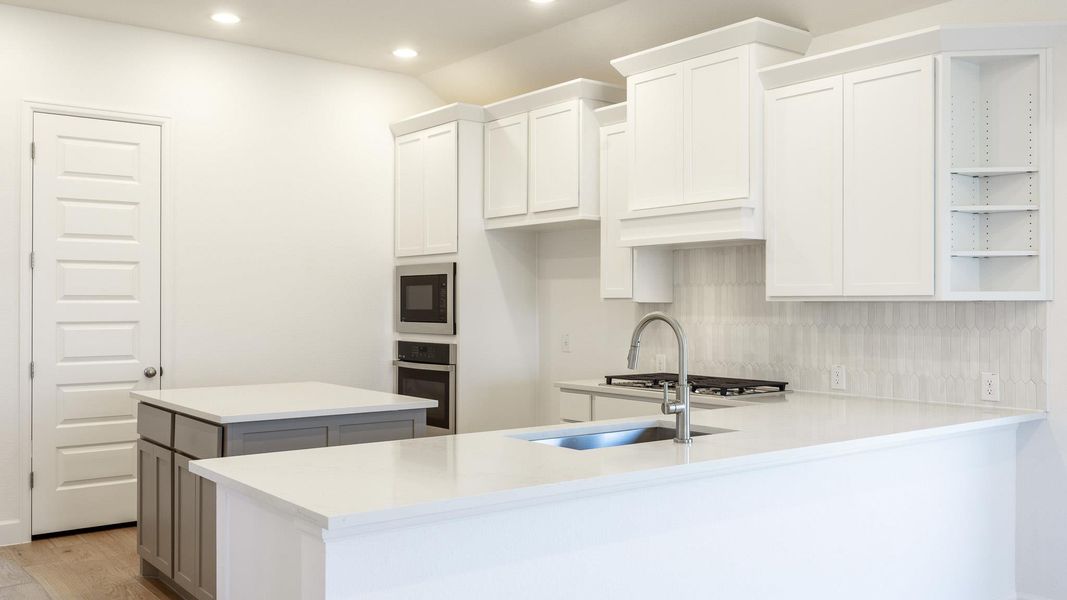 Furnished interior view inside a new home in Lariat 45', Liberty Hill (Image 5).