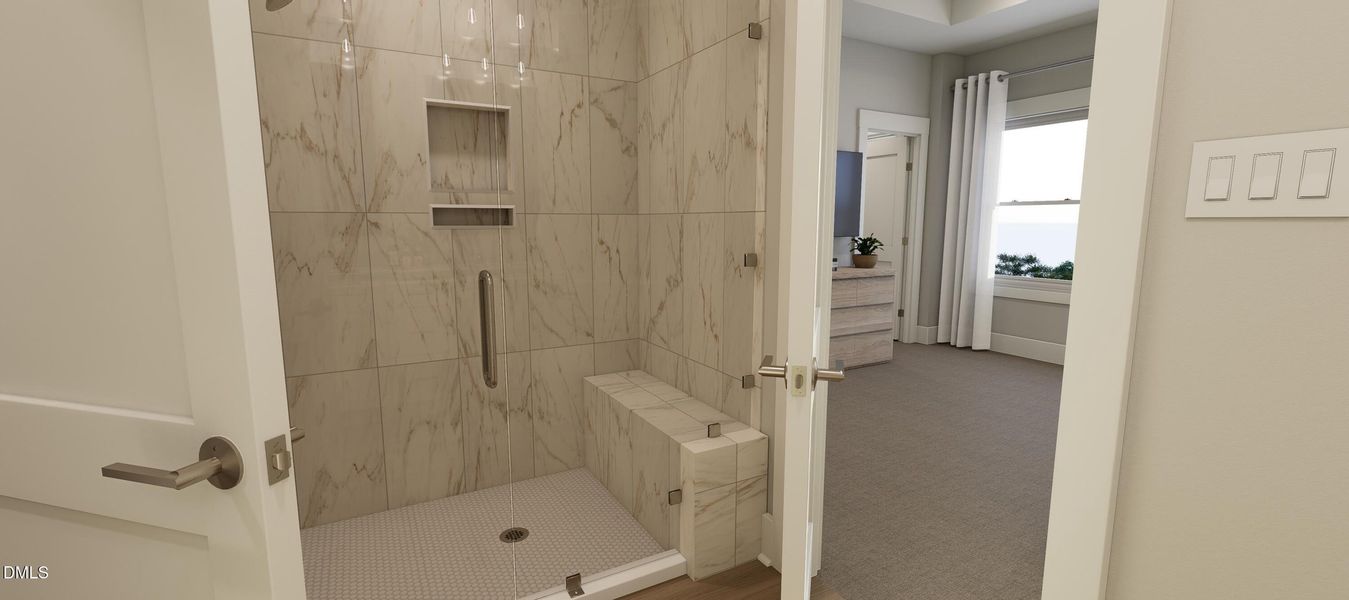 Optional Primary Bath Seat