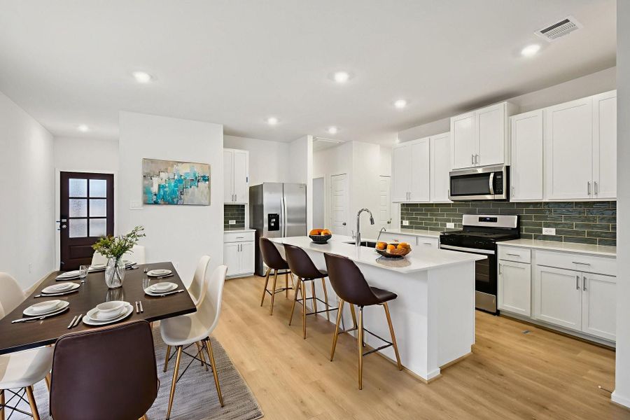 Photo is not of the actual home, but is an inspirational photo of builder’s model home and may depict options, furnishings, and/or decorator features that are not included