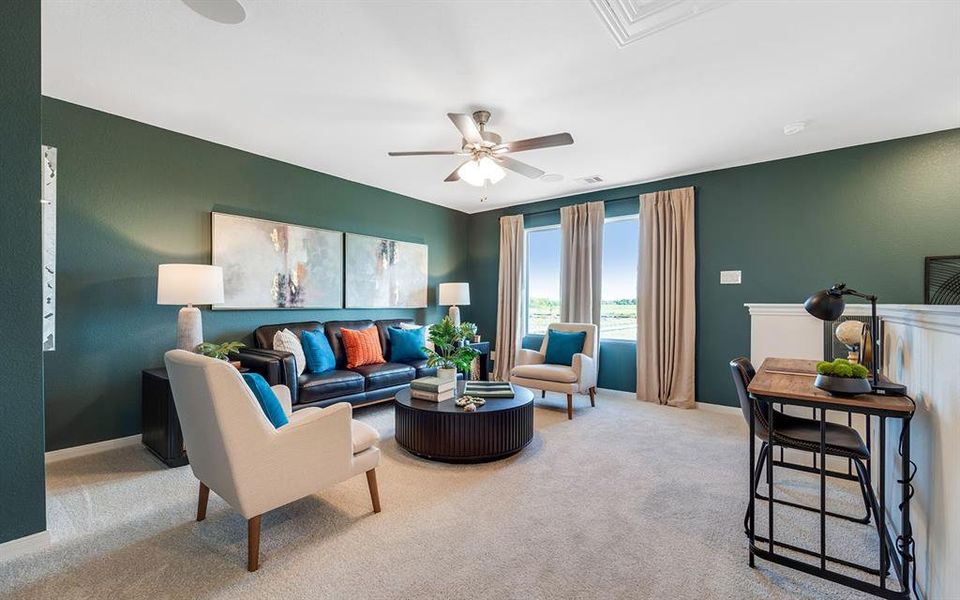 Furnished interior view inside a new home in La Terra, Celina (Image 5).