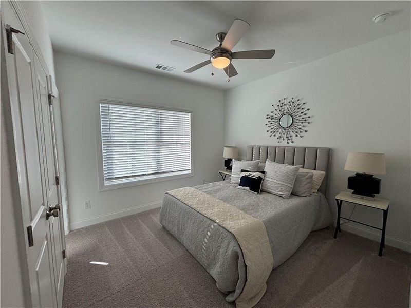 Furnished interior view inside a new home in Brackley Townhomes, Cumming (Image 53). Furnished interior view inside a new home in Brackley Townhomes, Cumming (Image 53).