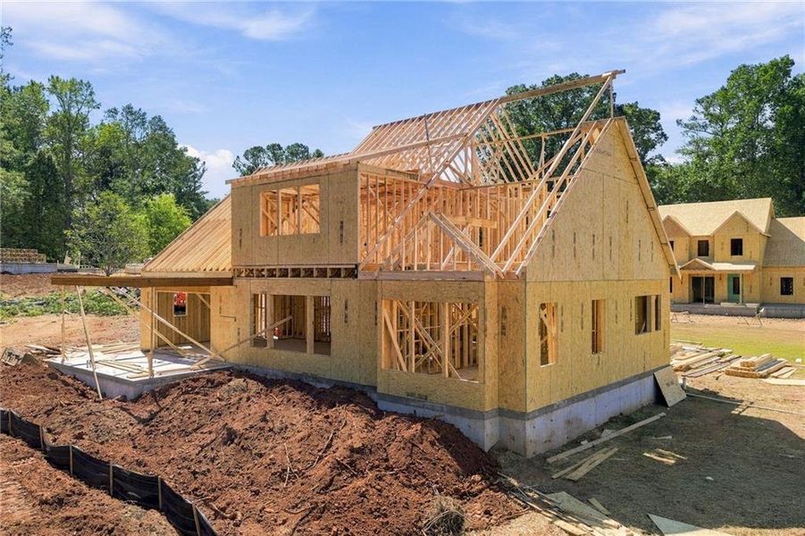 In-progress construction of a new home in , Marietta, GA (Image 6).