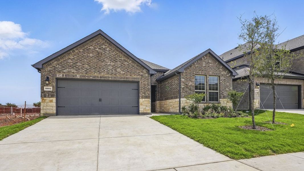 Representative exterior photo of a completed home built from the Durango by D.R. Horton in Madera, Royse City, TX (Image 1). Representative exterior photo of a completed home built from the Durango by D.R. Horton in Madera, Royse City, TX (Image 1).