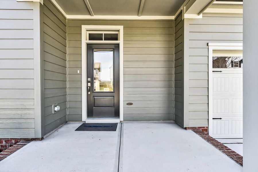 Exterior details and patio area of a home in Serenity - The Cottage Collection, Fuquay Varina (Image 20).