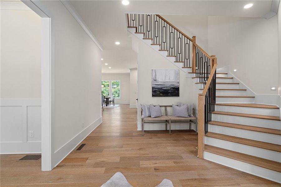 Furnished interior view inside a new home in , Atlanta (Image 5).