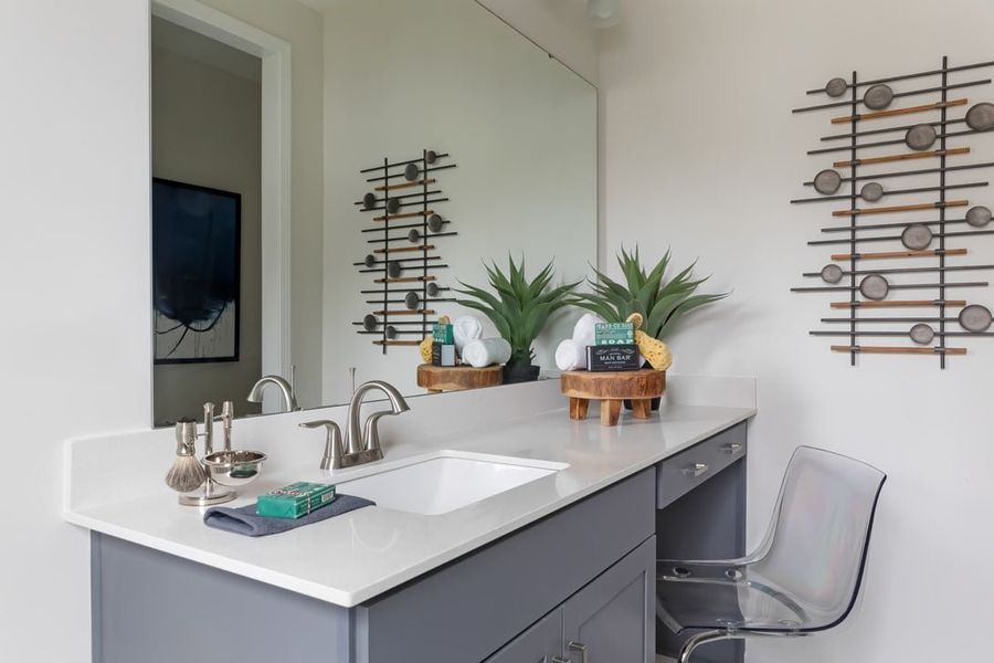 Furnished interior view inside a new home in Fifteen 15 Cannon, Charlotte (Image 12).