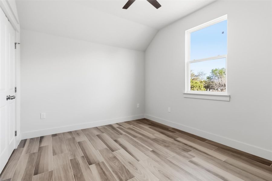 Bedroom #2 on second level without virtual staging