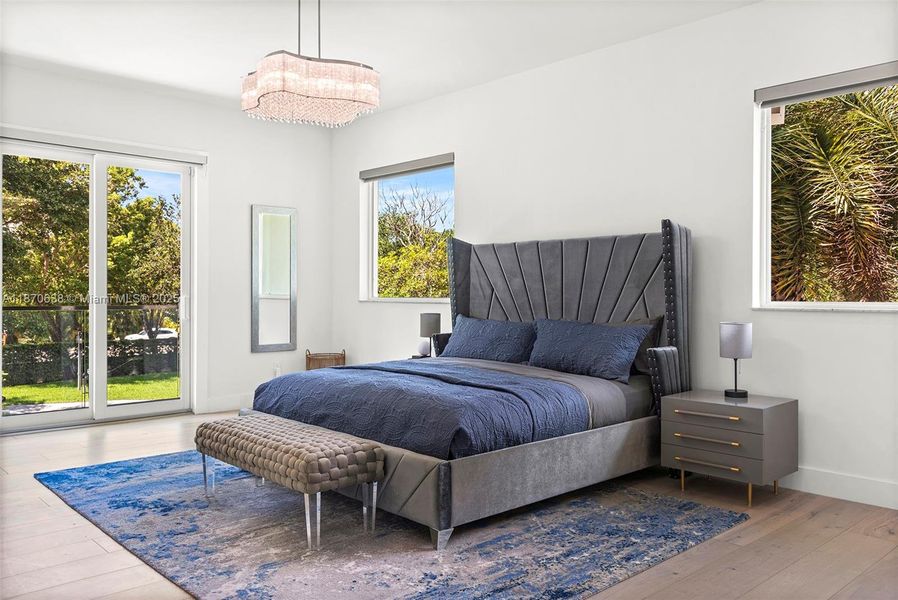 Furnished interior view inside a new home in , Palmetto Bay (Image 16).