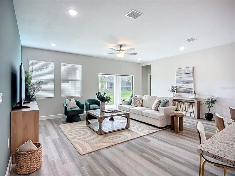Furnished interior view inside a new home in , North Port (Image 47).
