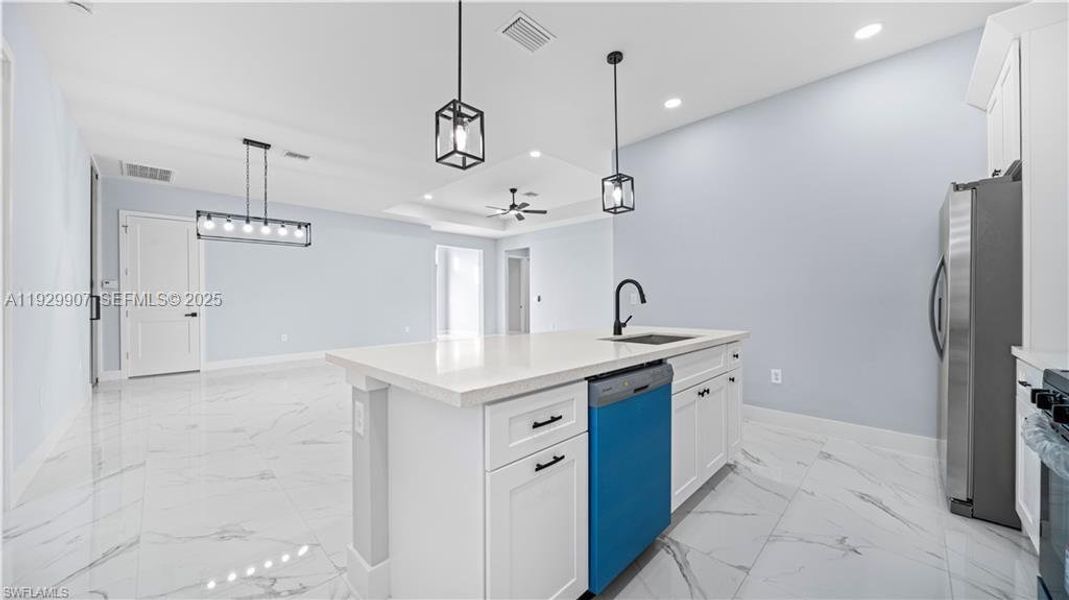 Furnished interior view inside a new home in , Lehigh Acres (Image 11).