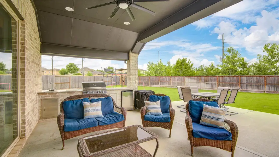 2 Story Covered Patio with Outdoor Kitchen with extended patio space! 2 Story Covered Patio with Outdoor Kitchen with extended patio space!