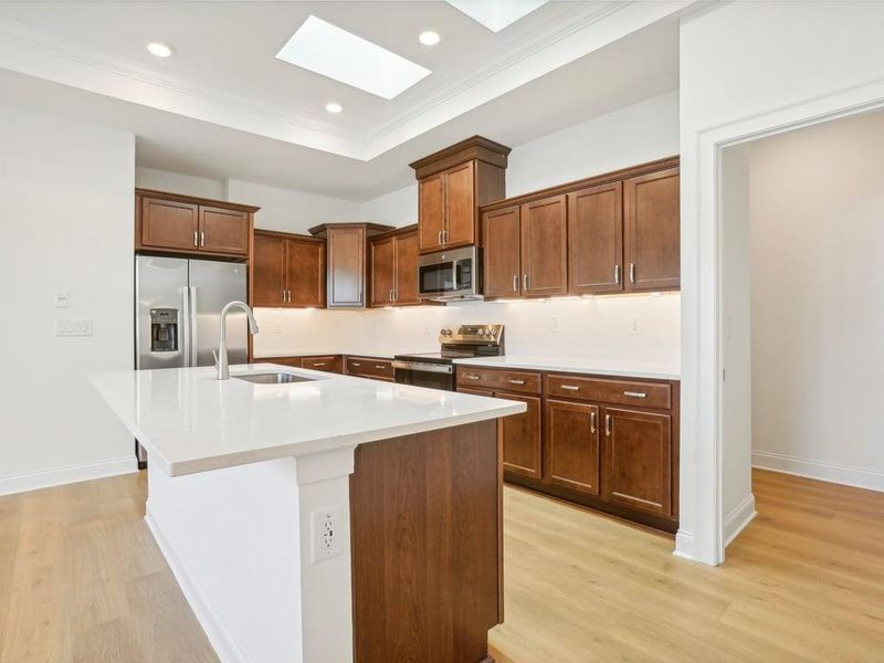 Furnished interior view inside a new home in , Holly Springs (Image 11).
