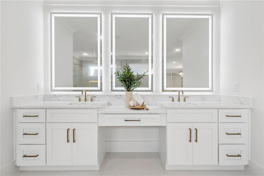 Furnished interior view inside a new home in , Hoschton (Image 20).