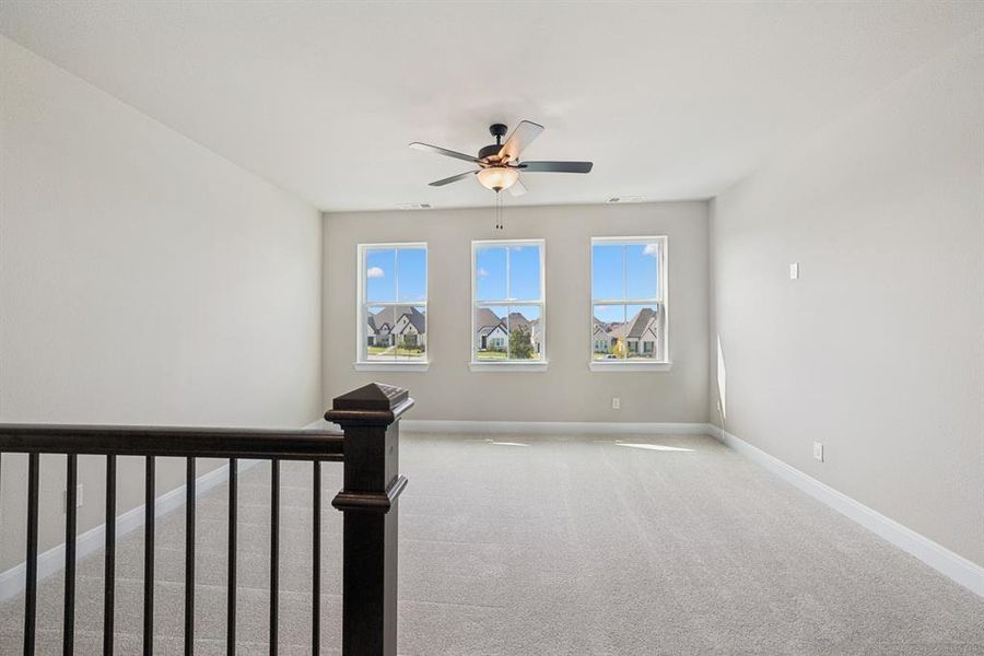 Spacious, unfurnished interior of a new home in Pecan Square - Estates, Northlake (Image 23). Spacious, unfurnished interior of a new home in Pecan Square - Estates, Northlake (Image 23).
