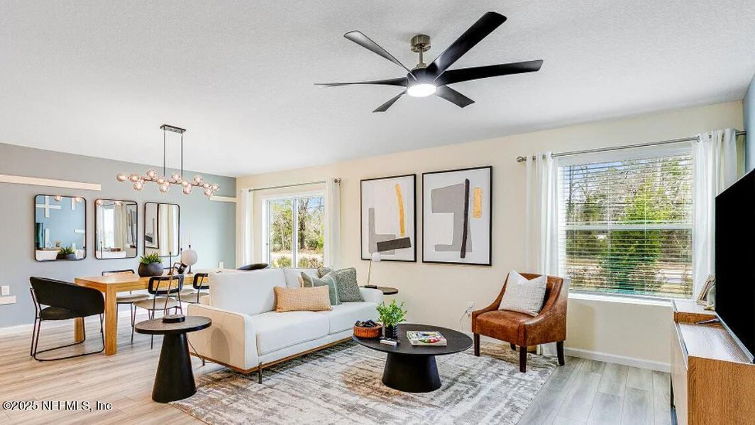 Furnished interior view inside a new home in Holstein Crossing, Green Cove Springs (Image 9).