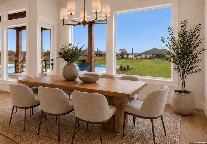 Furnished interior view inside a new home in , La Vernia (Image 3).