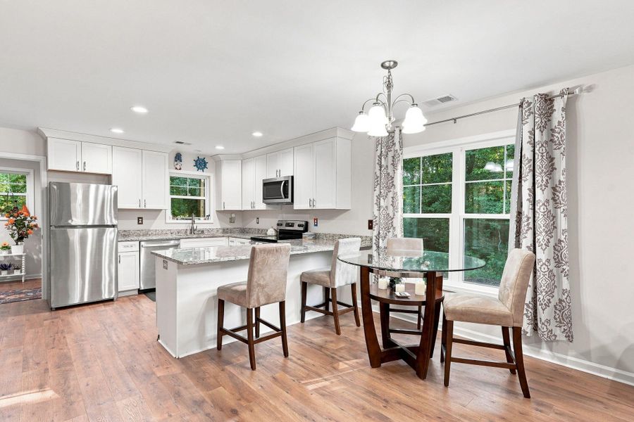 Furnished interior view inside a new home in , St. Matthews (Image 17).