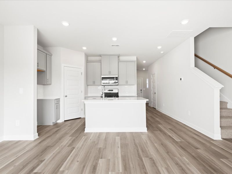 Furnished interior view inside a new home in Valentine Townes, Greer (Image 4).