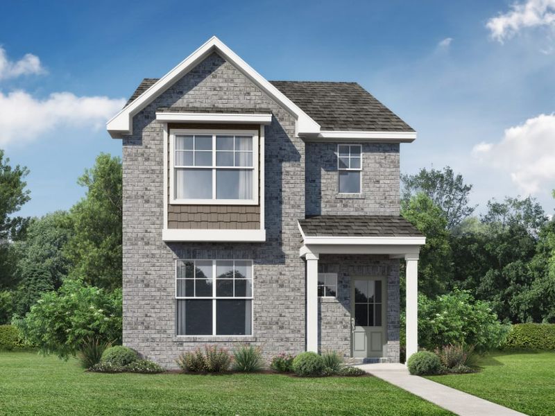 Representative exterior photo of a completed home built from the The Parkland by Stephen Elliott Homes in Carrington Walk, Powder Springs, GA (Image 8). Representative exterior photo of a completed home built from the The Parkland by Stephen Elliott Homes in Carrington Walk, Powder Springs, GA (Image 8).