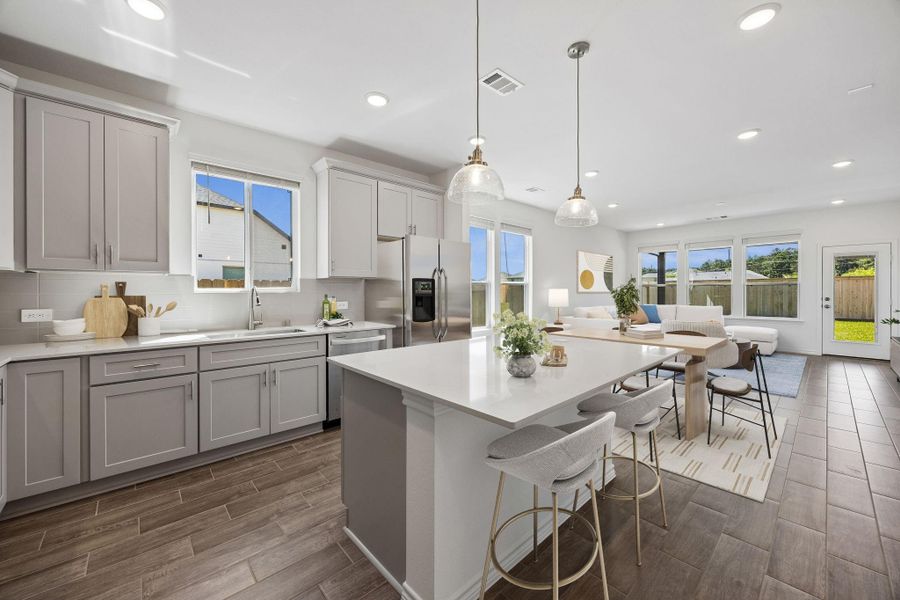 Furnished interior view inside a new home in Montgomery Bend, Montgomery (Image 9).