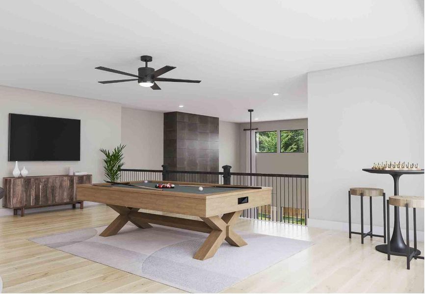 Furnished interior view inside a new home in , Missouri City (Image 6).