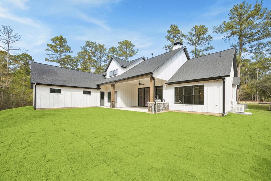 Exterior details and patio area of a home in , Plantersville (Image 26). Exterior details and patio area of a home in , Plantersville (Image 26).
