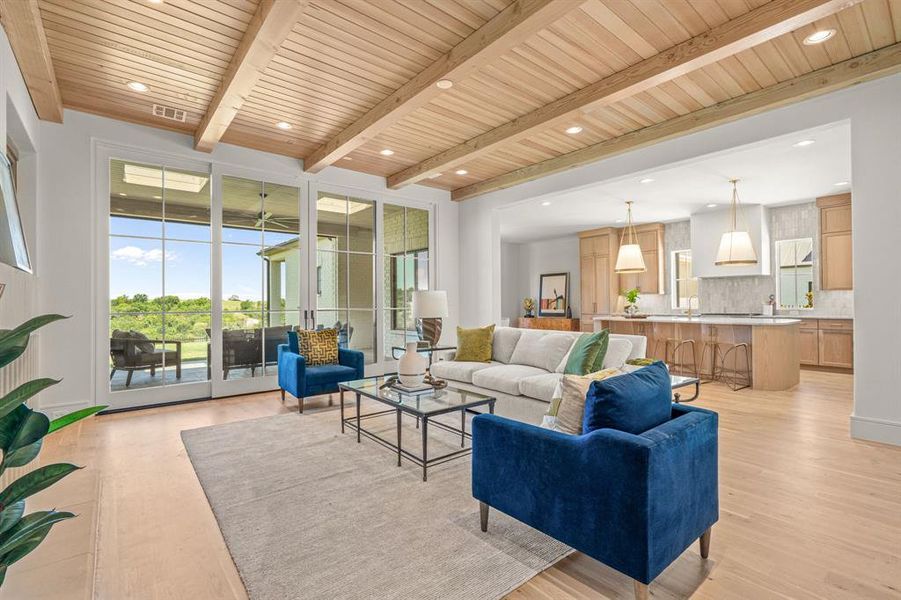 Furnished interior view inside a new home in , Fort Worth (Image 19).