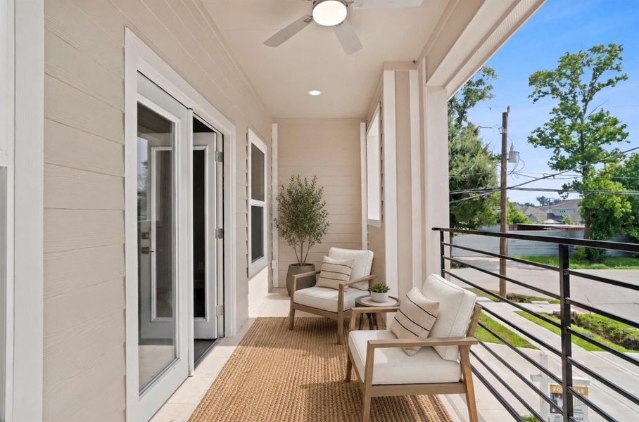 Exterior details and patio area of a home in , Houston (Image 25). Exterior details and patio area of a home in , Houston (Image 25).