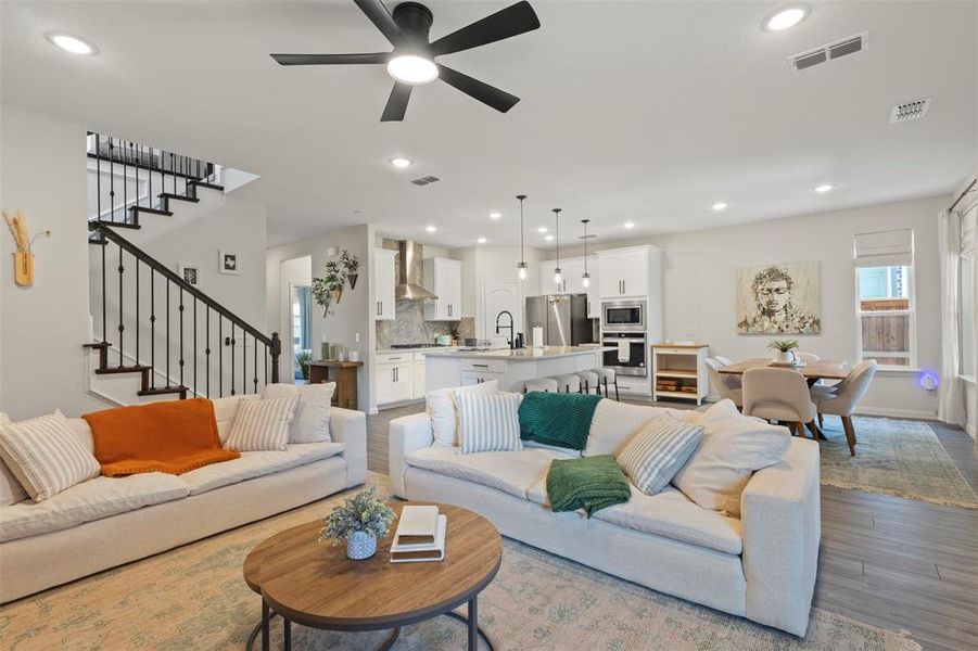 Furnished interior view inside a new home in Merritt Village, Rowlett (Image 24).
